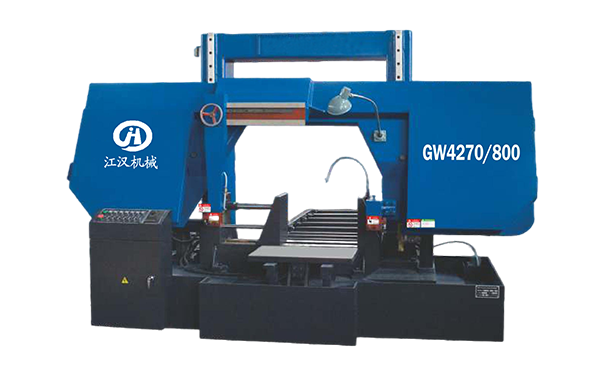 长倘口镇GW4270/800双柱龙门卧式带锯床
